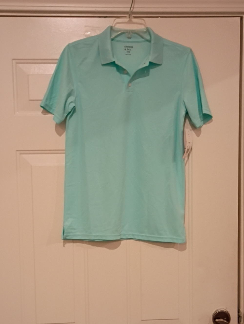 Crown And IvyLight Mint Boy's Polo
